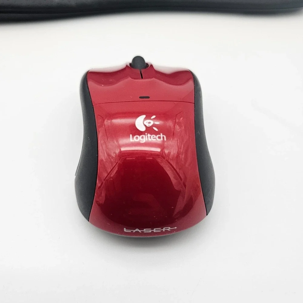 Logitech K350 Wireless Wave Keyboard M505 Mouse Unifying Dongle Ergonomic TESTED